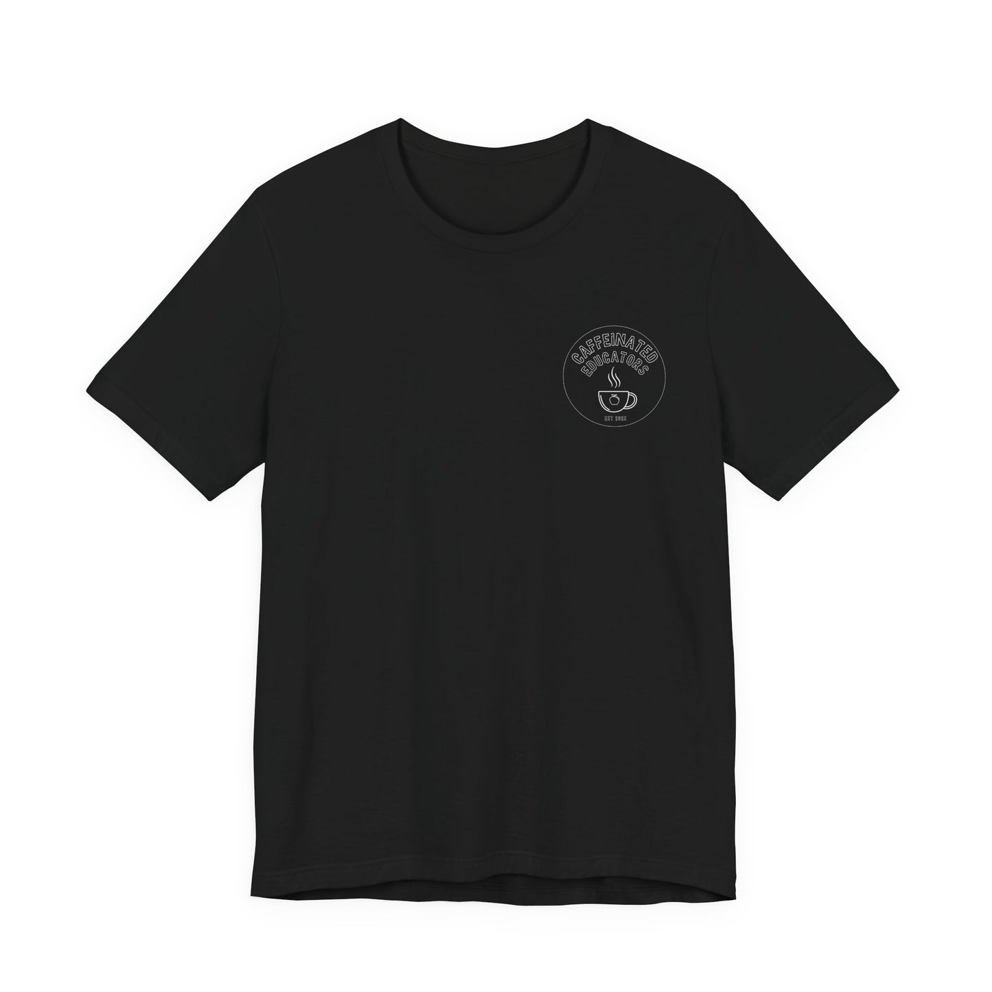 Caffeinated Educators Logo Tee