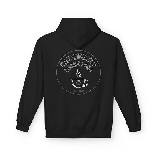Caffeinated Educators Mug Logo Hoodie