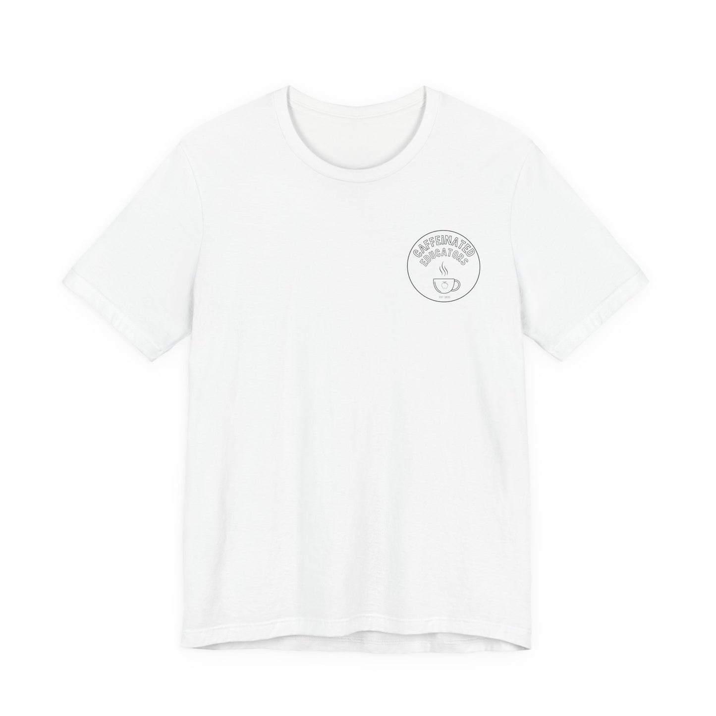 Caffeinated Educators Logo Tee